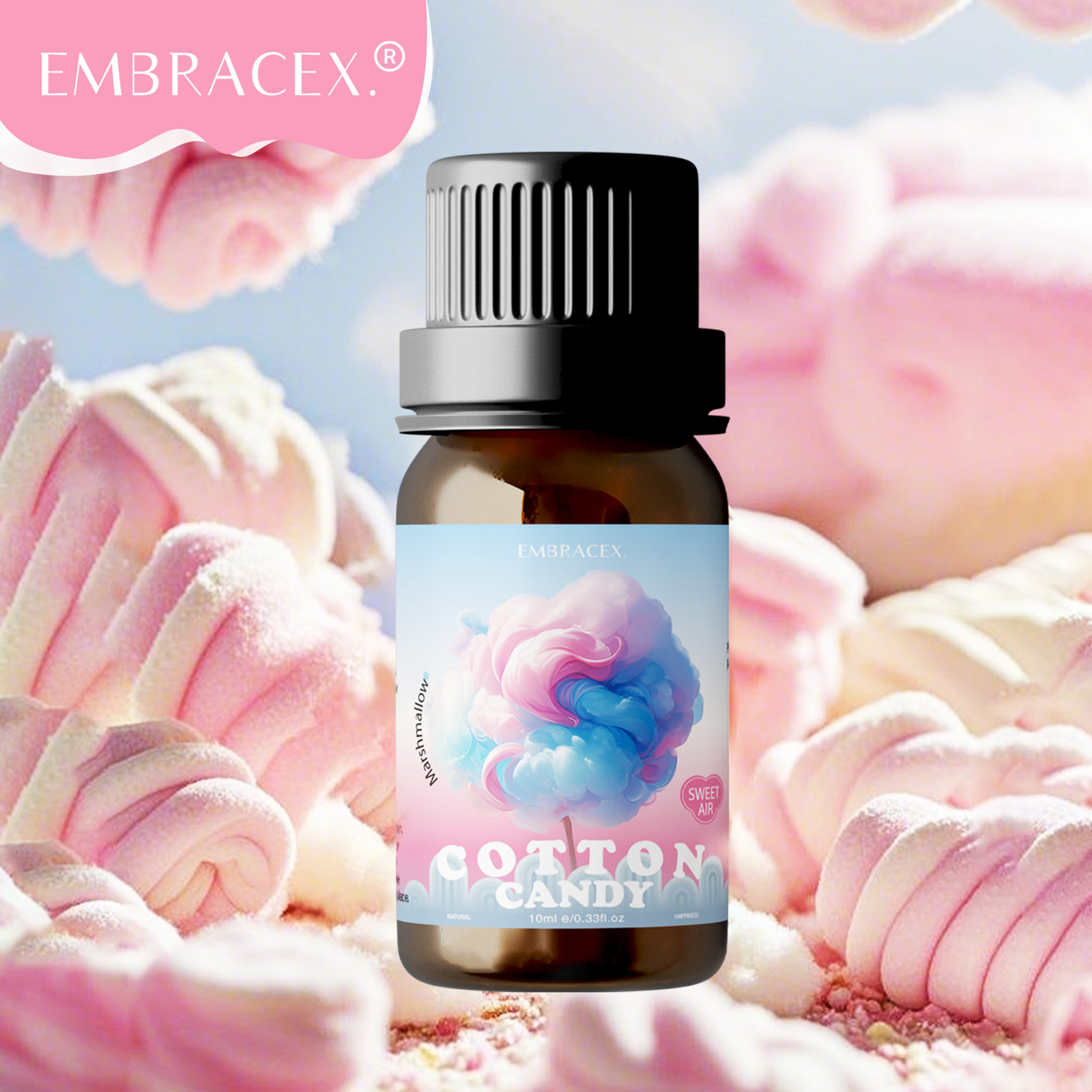 Perfume Fragrance Oil - 10ml Marshmallow/Cotton Candy Fragrance Oils Sweet