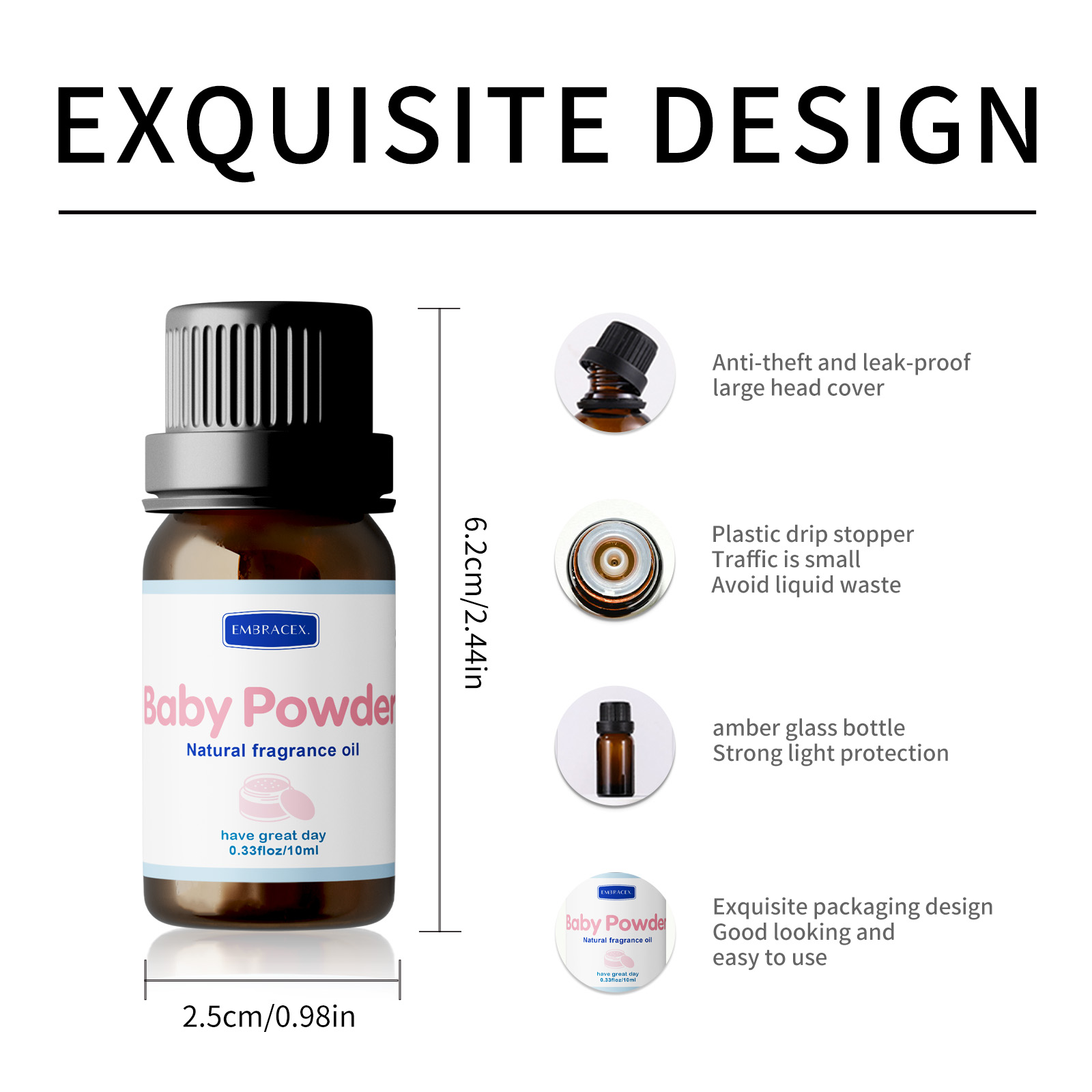 10ml Baby Powder Fragrance Oil - đánh giá và giá Perfume Fragrance Oil